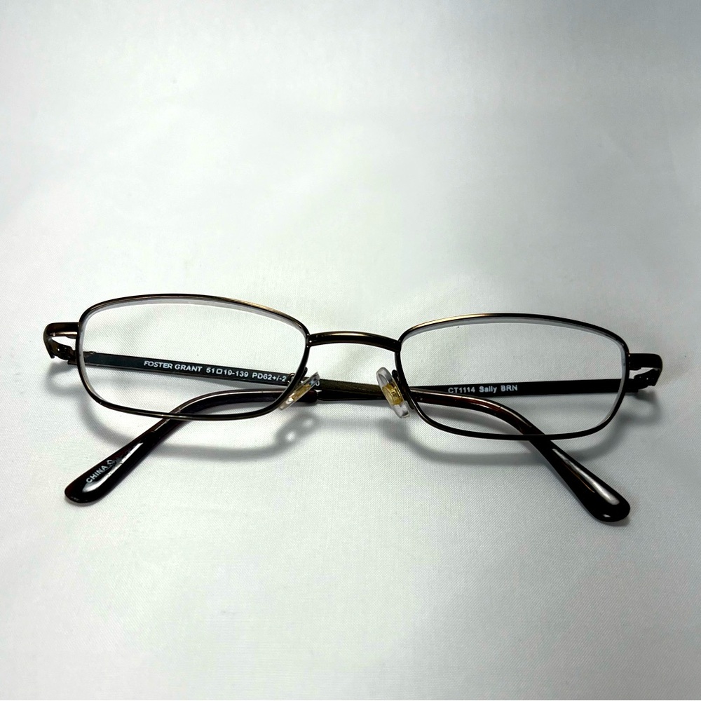 BOGO - Foster Grant Sally Brown Metal Readers +2.0